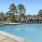 resort style pool with seating