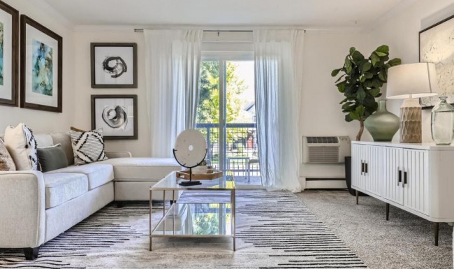 Beautiful living areas to match your lifestyle a living room with a couch and a table